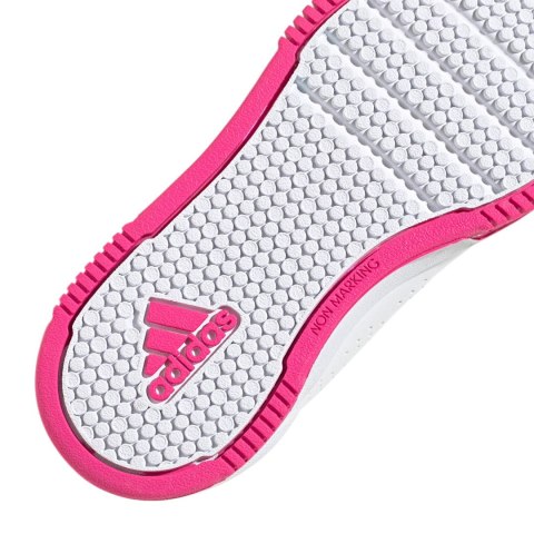 Buty dla dzieci adidas Tensaur Sport Training Lace biało-różowe GW6438 Buty dla dzieci adidas Tensaur Sport Training Lace biało-różowe GW6438