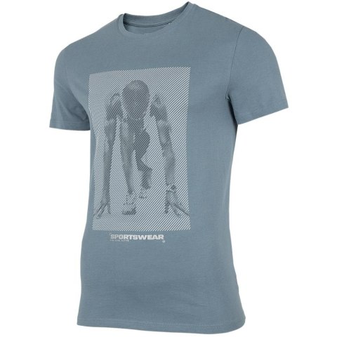 Koszulka męska 4F denim H4Z22 TSM035 32S Koszulka męska 4F denim H4Z22 TSM035 32S