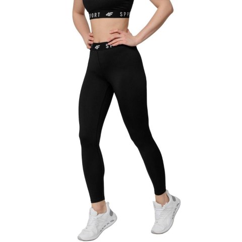 Legginsy funkcyjne damskie 4F głęboka czerń H4Z22 SPDF351 20S Legginsy funkcyjne damskie 4F głęboka czerń H4Z22 SPDF351 20S