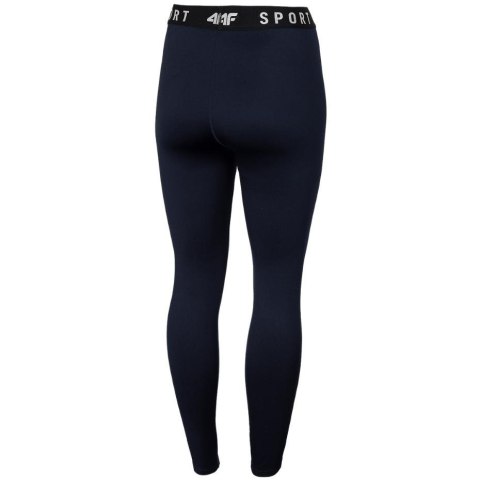 Legginsy funkcyjne damskie 4F granatowe H4Z22 SPDF351 31S Legginsy funkcyjne damskie 4F granatowe H4Z22 SPDF351 31S