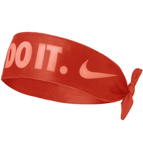 Opaska na głowę Nike Dri-Fit Tie czerwona N1003463643OS Opaska na głowę Nike Dri-Fit Tie czerwona N1003463643OS