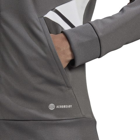 Bluza damska adidas Condivo 22 Track Jacket Full Zip szaro-biała HD2280 Bluza damska adidas Condivo 22 Track Jacket Full Zip szaro-biała HD2280