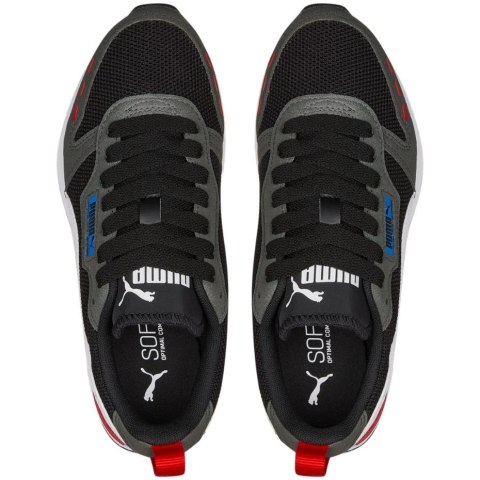 Buty dla dzieci Puma R78 Jr czarno-szaro-niebieskie 373616 29 Buty dla dzieci Puma R78 Jr czarno-szaro-niebieskie 373616 29