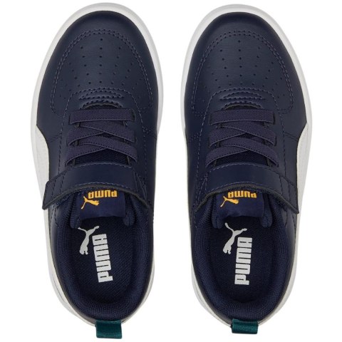 Buty dla dzieci Puma Rickie AC PS granatowo-białe 385836 07 Buty dla dzieci Puma Rickie AC PS granatowo-białe 385836 07
