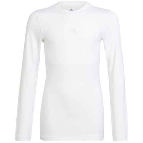 Koszulka dla dzieci adidas Youth Techfit Long Sleeve biała H23156 Koszulka dla dzieci adidas Youth Techfit Long Sleeve biała H23156