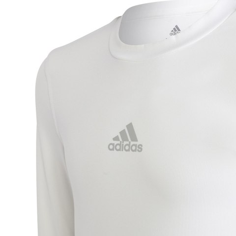 Koszulka dla dzieci adidas Youth Techfit Long Sleeve biała H23156 Koszulka dla dzieci adidas Youth Techfit Long Sleeve biała H23156