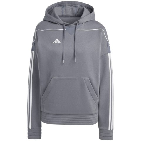 Bluza damska adidas Tiro 23 League Sweat Hoodie szara HZ3013 Bluza damska adidas Tiro 23 League Sweat Hoodie szara HZ3013