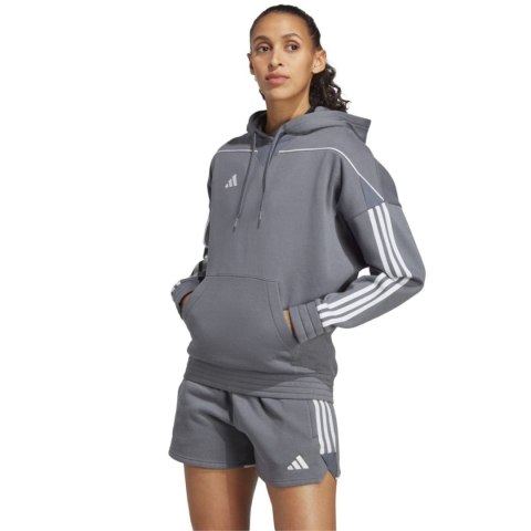 Bluza damska adidas Tiro 23 League Sweat Hoodie szara HZ3013 Bluza damska adidas Tiro 23 League Sweat Hoodie szara HZ3013