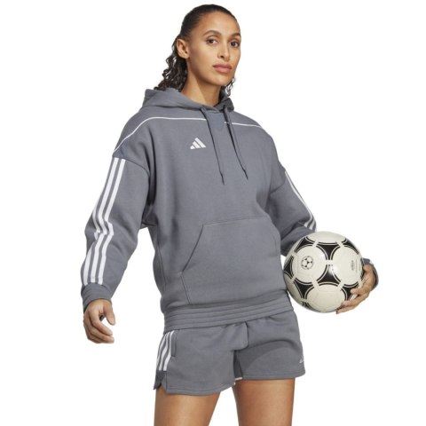 Bluza damska adidas Tiro 23 League Sweat Hoodie szara HZ3013 Bluza damska adidas Tiro 23 League Sweat Hoodie szara HZ3013