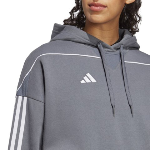 Bluza damska adidas Tiro 23 League Sweat Hoodie szara HZ3013 Bluza damska adidas Tiro 23 League Sweat Hoodie szara HZ3013