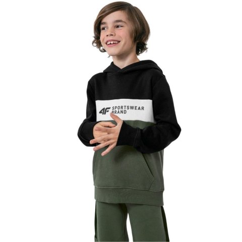 Bluza dla chłopca 4F morska zieleń HJZ22 JBLM003 46S Bluza dla chłopca 4F morska zieleń HJZ22 JBLM003 46S