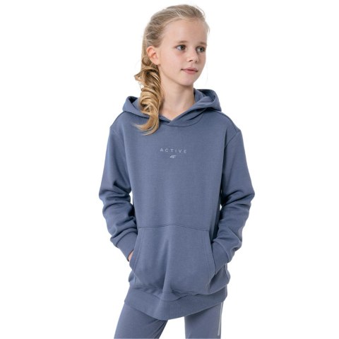 Bluza dla dziewczynki 4F denim HJZ22 JBLD003 32S Bluza dla dziewczynki 4F denim HJZ22 JBLD003 32S