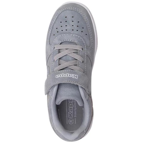 Buty dla dzieci Kappa Bash szaro-białe 260852SCK 6510 Buty dla dzieci Kappa Bash szaro-białe 260852SCK 6510