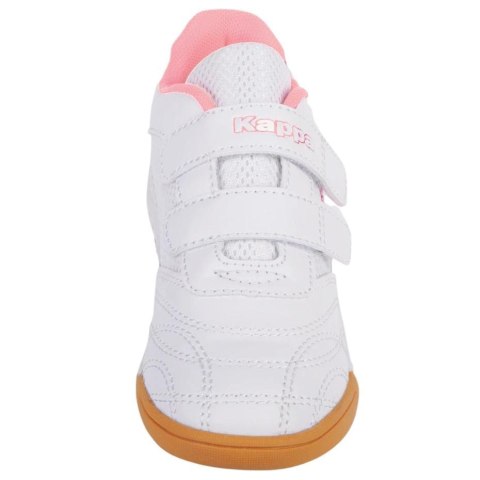 Buty dla dzieci Kappa Kickoff K biało-różowe 260509K 1072 Buty dla dzieci Kappa Kickoff K biało-różowe 260509K 1072