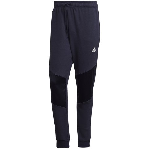 Dres męski adidas Satin French Terry Track Suit granatowy HI5396 Dres męski adidas Satin French Terry Track Suit granatowy HI5396
