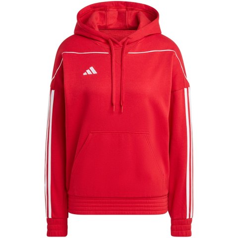 Bluza damska adidas Tiro 23 League Sweat Hoodie czerwona HS7234 Bluza damska adidas Tiro 23 League Sweat Hoodie czerwona HS7234