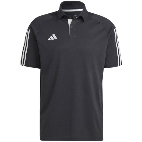 Koszulka męska adidas Tiro 23 Competition Polo czarna HK8051 Koszulka męska adidas Tiro 23 Competition Polo czarna HK8051