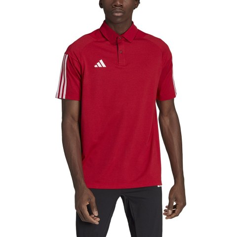 Koszulka męska adidas Tiro 23 Competition Polo czerwona HI3049 Koszulka męska adidas Tiro 23 Competition Polo czerwona HI3049