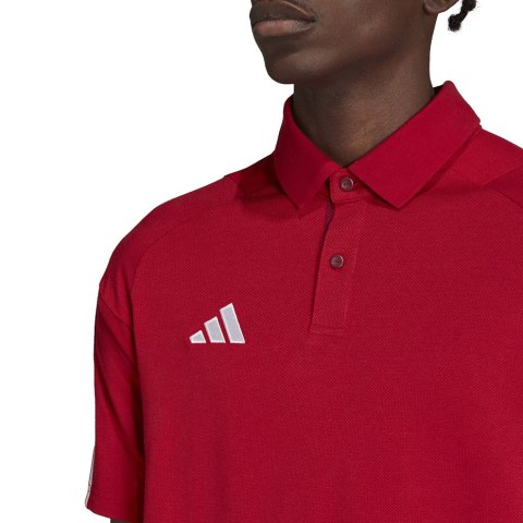 Koszulka męska adidas Tiro 23 Competition Polo czerwona HI3049 Koszulka męska adidas Tiro 23 Competition Polo czerwona HI3049