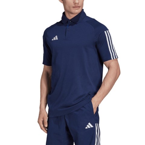 Koszulka męska adidas Tiro 23 Competition Polo granatowa HK8052 Koszulka męska adidas Tiro 23 Competition Polo granatowa HK8052