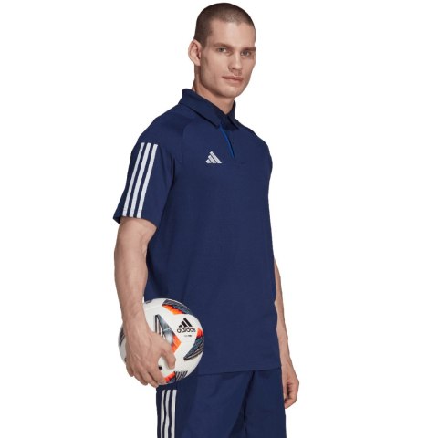 Koszulka męska adidas Tiro 23 Competition Polo granatowa HK8052 Koszulka męska adidas Tiro 23 Competition Polo granatowa HK8052