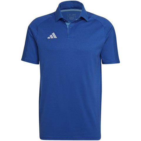 Koszulka męska adidas Tiro 23 Competition Polo niebieska HU1342 Koszulka męska adidas Tiro 23 Competition Polo niebieska HU1342