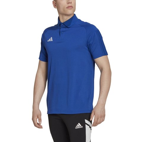Koszulka męska adidas Tiro 23 Competition Polo niebieska HU1342 Koszulka męska adidas Tiro 23 Competition Polo niebieska HU1342
