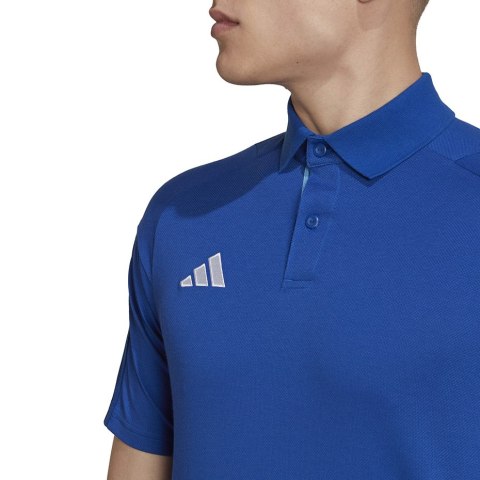 Koszulka męska adidas Tiro 23 Competition Polo niebieska HU1342 Koszulka męska adidas Tiro 23 Competition Polo niebieska HU1342