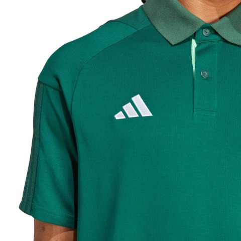 Koszulka męska adidas Tiro 23 Competition Polo zielona HU1345 Koszulka męska adidas Tiro 23 Competition Polo zielona HU1345