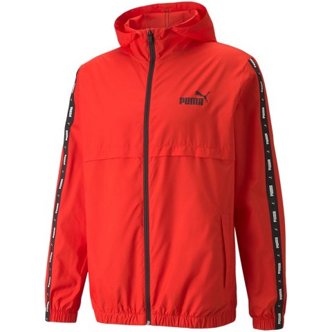 Kurtka męska Puma ESS+TAPE Windbreaker czerwona 847477 11 Kurtka męska Puma ESS+TAPE Windbreaker czerwona 847477 11