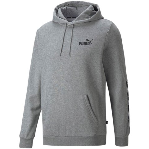 Bluza męska Puma ESS+ Tape Hoodie FL szara 849040 03 Bluza męska Puma ESS+ Tape Hoodie FL szara 849040 03