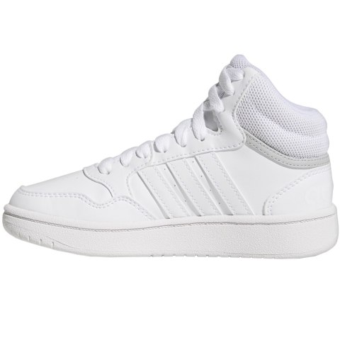 Buty dla dzieci adidas Hoops Mid białe GW0401 Buty dla dzieci adidas Hoops Mid białe GW0401