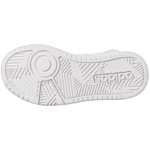 Buty dla dzieci adidas Hoops Mid białe GW0401 Buty dla dzieci adidas Hoops Mid białe GW0401
