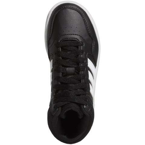 Buty dla dzieci adidas Hoops Mid czarne GW0402 Buty dla dzieci adidas Hoops Mid czarne GW0402