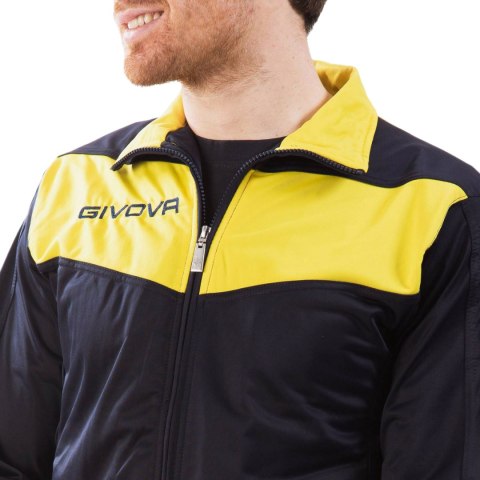 Dres Givova Tuta Visa Triacetato granatowo-żółty TR018 0407 Dres Givova Tuta Visa Triacetato granatowo-żółty TR018 0407