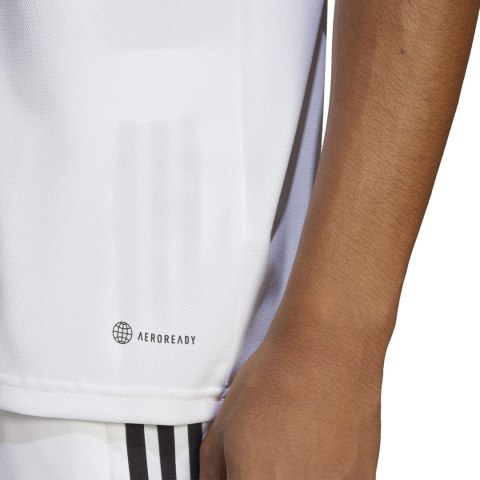 Koszulka męska adidas Tiro 23 League Polo biała HS3580 Koszulka męska adidas Tiro 23 League Polo biała HS3580