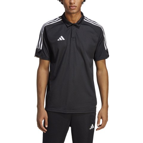 Koszulka męska adidas Tiro 23 League Polo czarna HS3578 Koszulka męska adidas Tiro 23 League Polo czarna HS3578