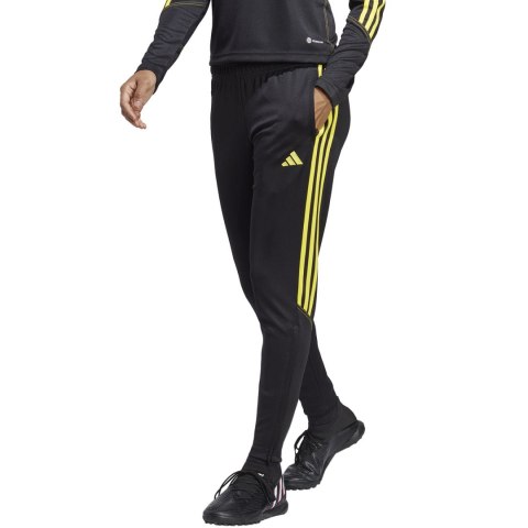 Spodnie damskie adidas Tiro 23 Club Training czarno-żółte IC1602 Spodnie damskie adidas Tiro 23 Club Training czarno-żółte IC1602