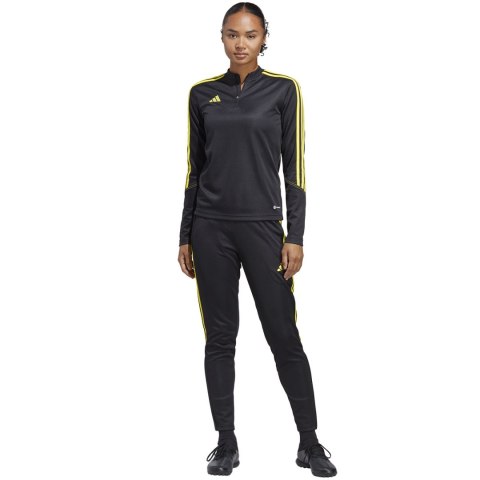 Spodnie damskie adidas Tiro 23 Club Training czarno-żółte IC1602 Spodnie damskie adidas Tiro 23 Club Training czarno-żółte IC1602