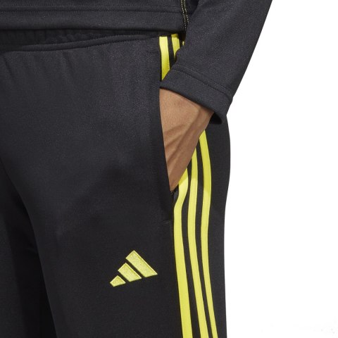 Spodnie damskie adidas Tiro 23 Club Training czarno-żółte IC1602 Spodnie damskie adidas Tiro 23 Club Training czarno-żółte IC1602