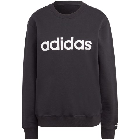 Bluza damska adidas Essentials Linear French Terry czarna IC6878 Bluza damska adidas Essentials Linear French Terry czarna IC6878
