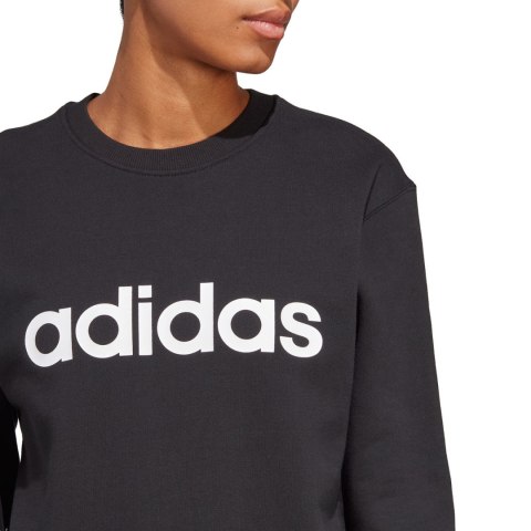 Bluza damska adidas Essentials Linear French Terry czarna IC6878 Bluza damska adidas Essentials Linear French Terry czarna IC6878