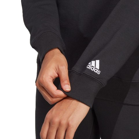 Bluza damska adidas Essentials Linear French Terry czarna IC6878 Bluza damska adidas Essentials Linear French Terry czarna IC6878