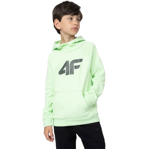 Bluza dla chłopca 4F jasna zieleń 4FJSS23TSWSM220 42S Bluza dla chłopca 4F jasna zieleń 4FJSS23TSWSM220 42S