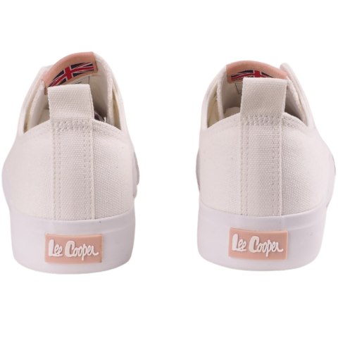 Buty damskie Lee Cooper biało-różowe LCW-22-31-0911LA Buty damskie Lee Cooper biało-różowe LCW-22-31-0911LA