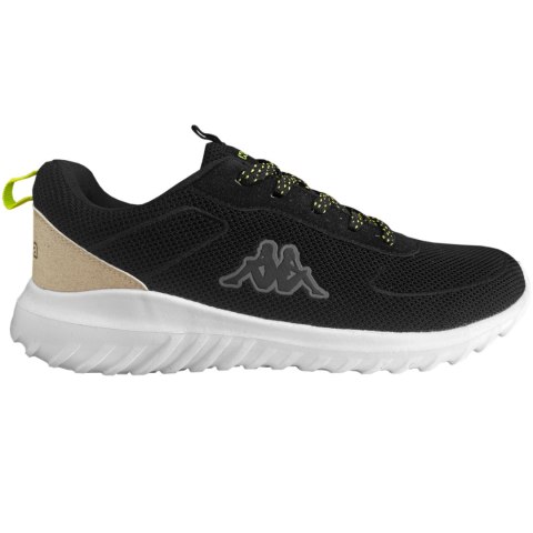 Buty męskie Kappa Jona czarno-zielone 243309 1135 Buty męskie Kappa Jona czarno-zielone 243309 1135