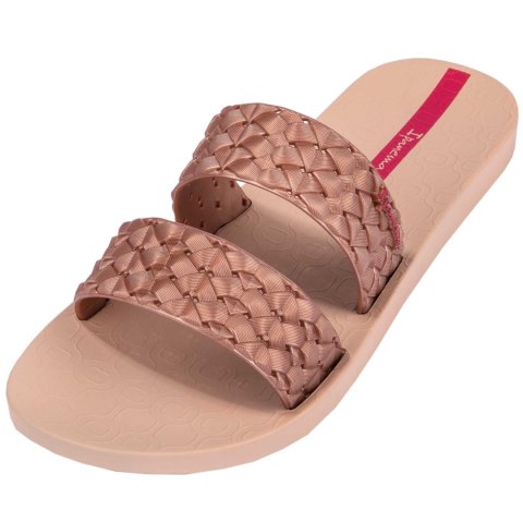 Klapki damskie Ipanema Renda II Fem beżowo-różowe 83243-AG944 Klapki damskie Ipanema Renda II Fem beżowo-różowe 83243-AG944