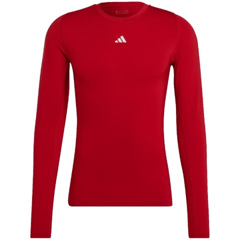 Koszulka męska adidas Techfit Aeroready Long Sleeve Tee czerwona HP0639 Koszulka męska adidas Techfit Aeroready Long Sleeve Tee czerwona HP0639