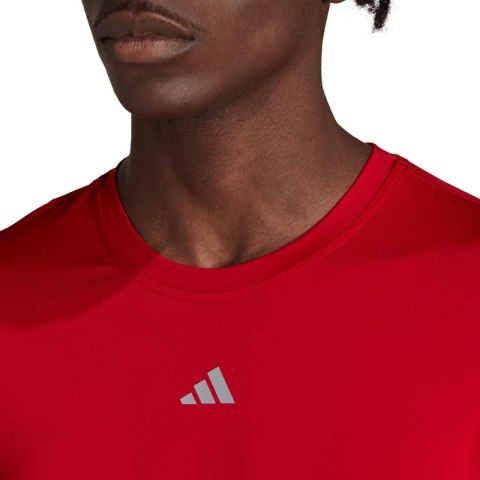 Koszulka męska adidas Techfit Aeroready Long Sleeve Tee czerwona HP0639 Koszulka męska adidas Techfit Aeroready Long Sleeve Tee czerwona HP0639