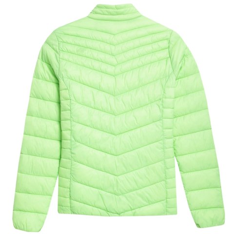 Kurtka damska puchowa 4F F094 zielona 4FSS23TDJAF094 41S Kurtka damska puchowa 4F F094 zielona 4FSS23TDJAF094 41S